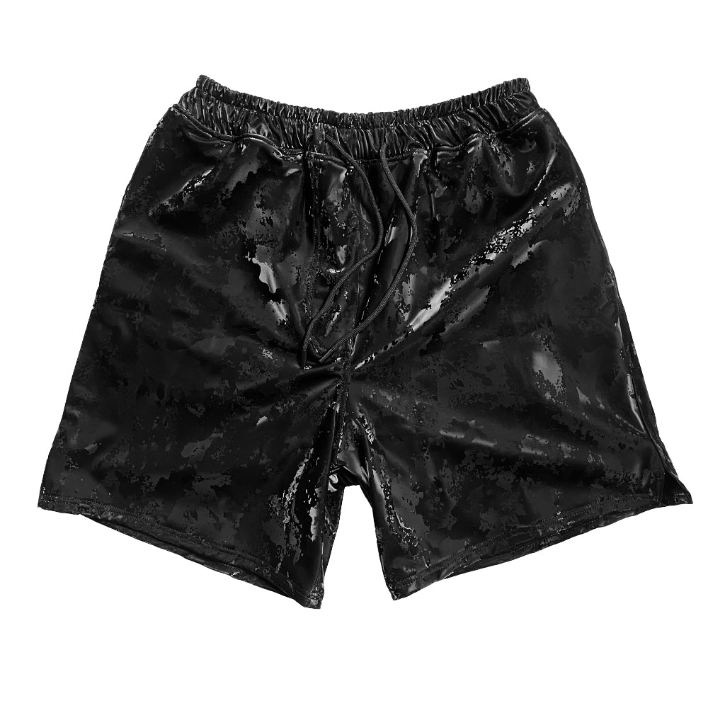 Black on Black Camo Short