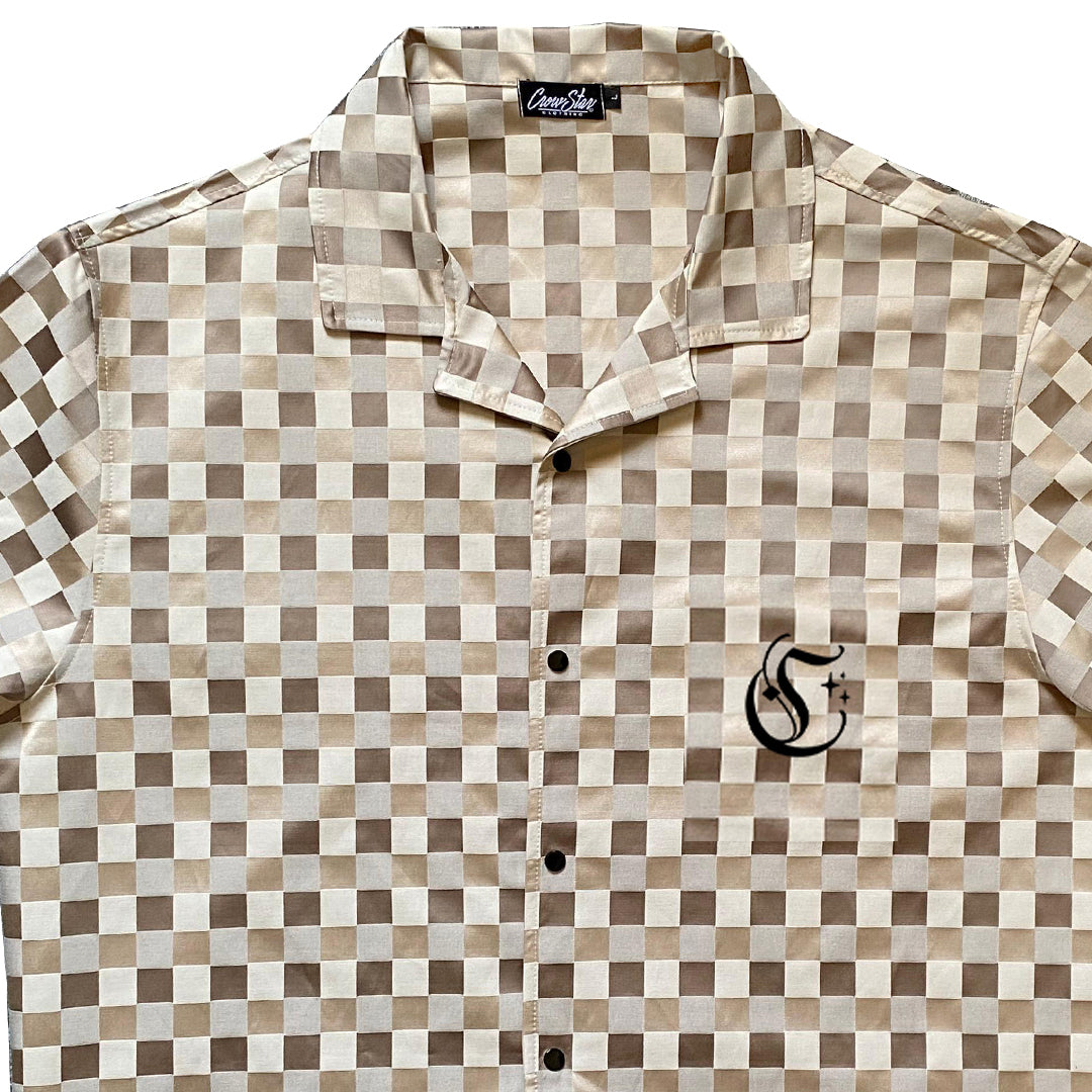 Brown Damier Premium shirt