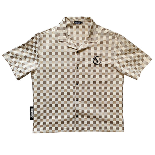 Brown Damier Premium shirt