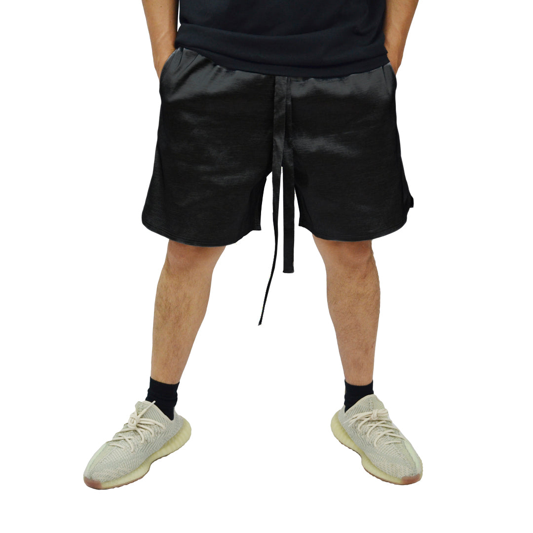 Black Nylon strech Short