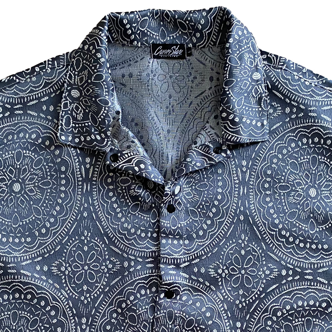 Paisley Blue Shirt