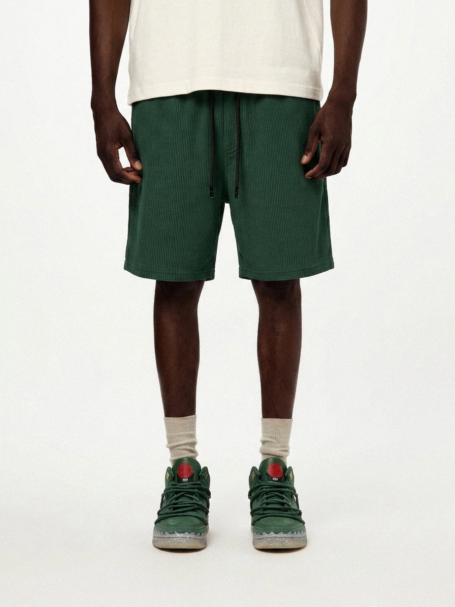 Short Stripes Pine Green