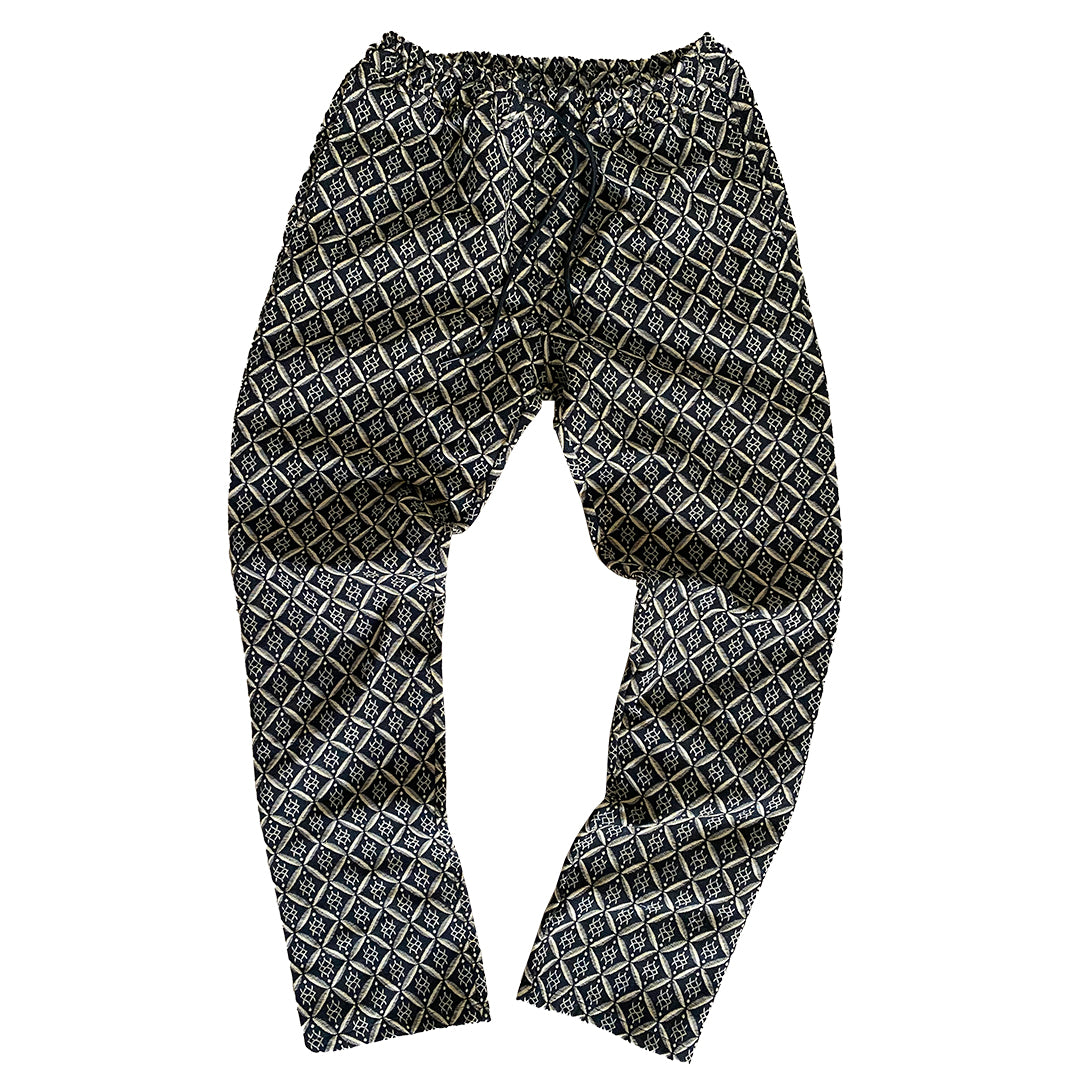 Black Monogram Pants V2