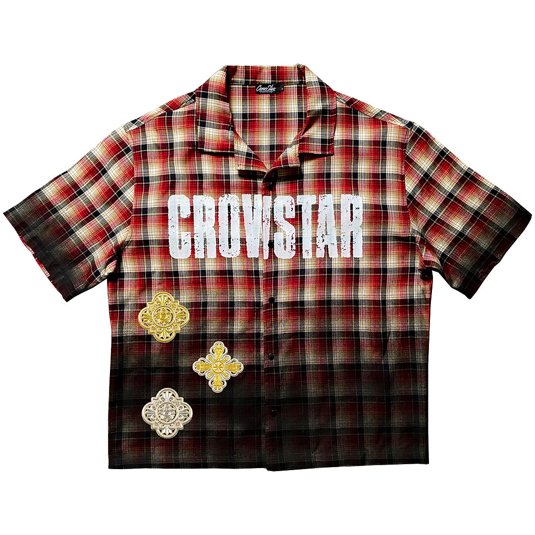 Crowstar Patches Flannel